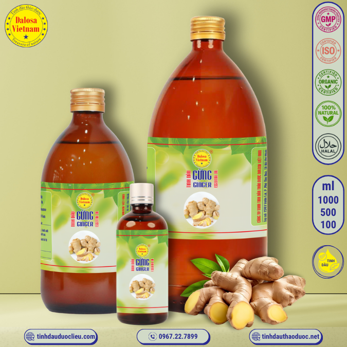 Tinh Dầu Gừng - Ginger Essential Oil 1 lít
