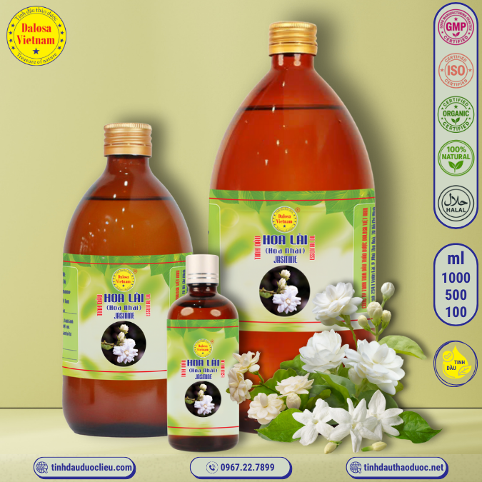 Tinh Dầu Hoa Lài - Nhài - Jasmine Essential Oil 1 lít