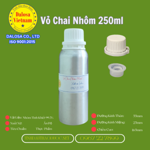 Vỏ Chai Nhôm Aluminum 250ml