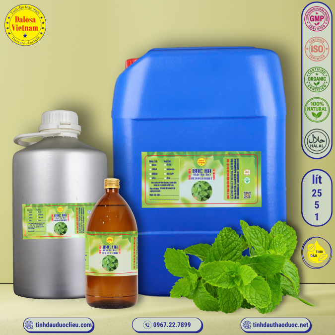 Tinh Dầu Bạc Hà - Peppermint Essential Oil 1 lít