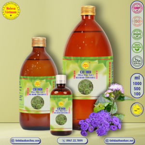Tinh Dầu Cỏ Hôi - Hoa Ngũ Sắc -  Ageratum Conyzoides Essential Oil 1 lít