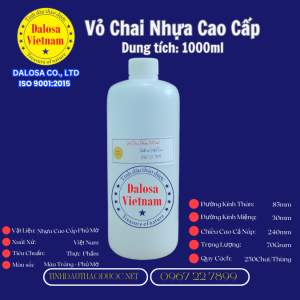 Vỏ Chai Nhựa 1000ml Cao Cấp