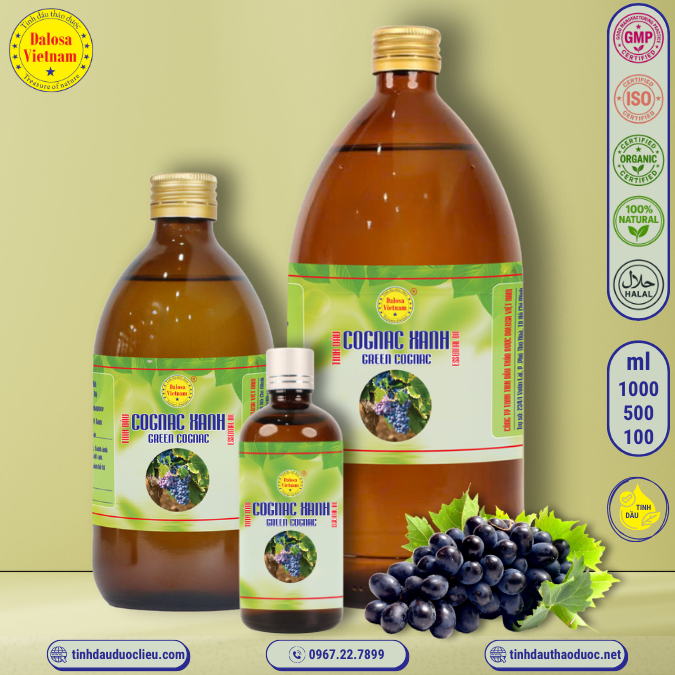 Tinh Dầu Cognac Xanh - Cognac Green Essential Oil 1 lít
