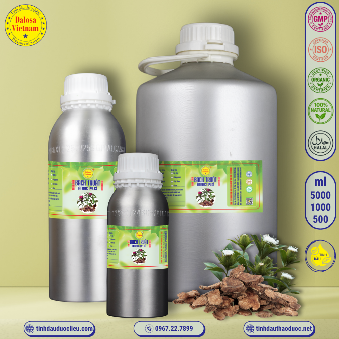 Tinh Dầu Bạch Truật - Atractylis Essential Oil 1 Lít