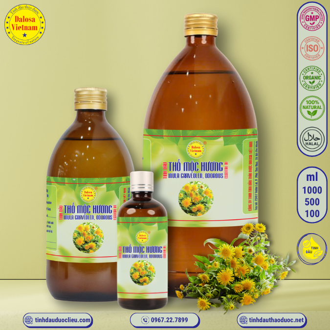 Tinh Dầu Thổ Mộc Hương - Odorous Inula Essential Oil 1 Lít