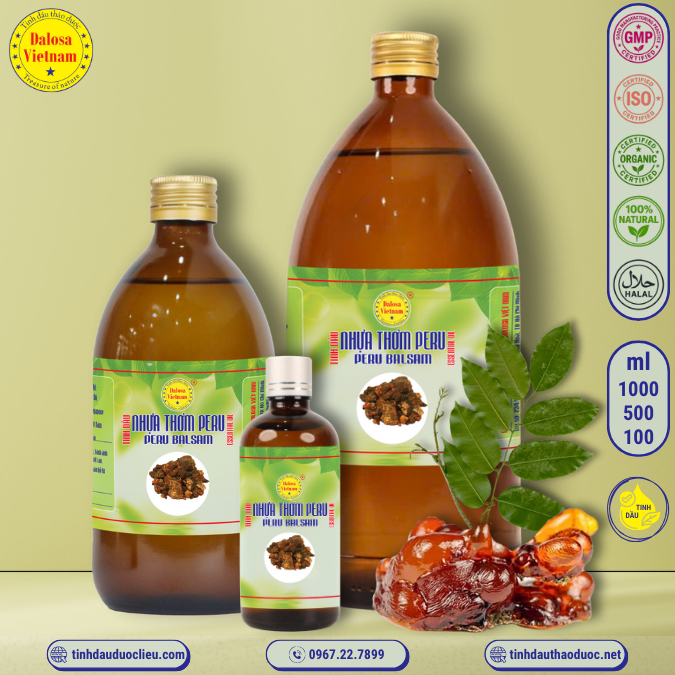 Tinh Dầu Nhựa Thơm Peru - Balsam of Peru Essential Oil 1 Lít