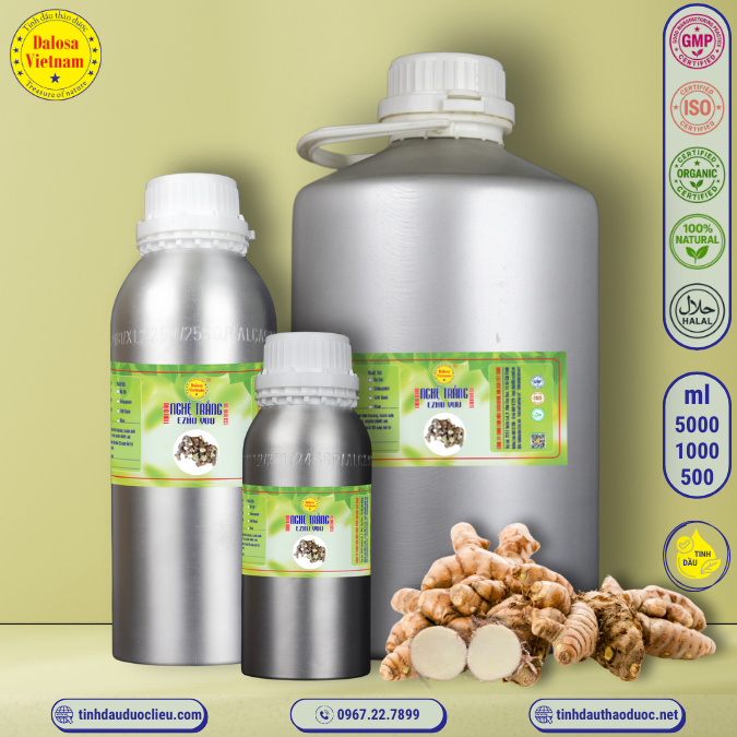 Tinh Dầu Nghệ Trắng Ezhu You Oil 1 Lít
